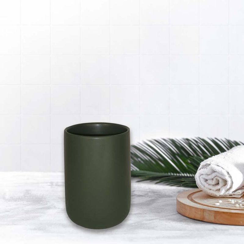 Vaso Eco Vanity Verde Oscuro