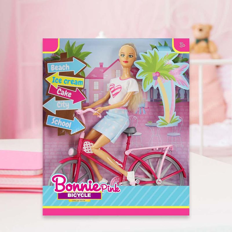 Muñeca en Bicicleta 11.5 plg