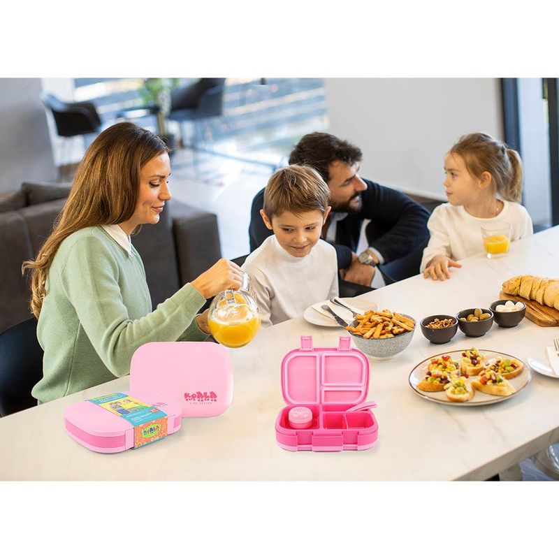 Lonchera Bento con Cubiertos para Niña Colores Surtidos