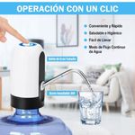 Dispensador Eléctrico Recargable para Garrafón