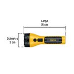 Linterna Plástica de LED, 180 Lm, Recargable