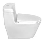 Sanitario Petit Garzón Palermo Descarga Dual y Diseño Moderno Blanco