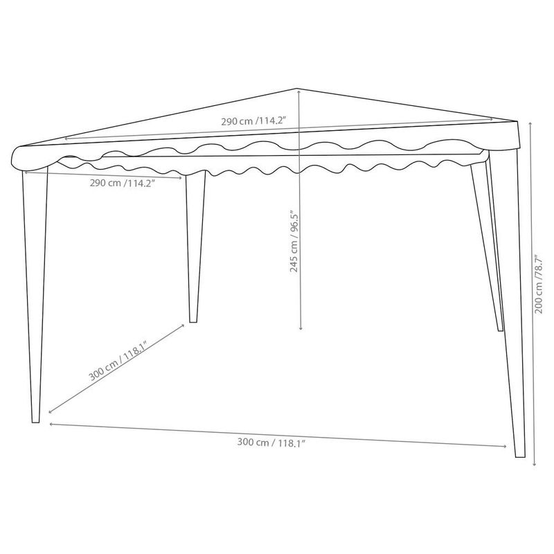 Toldo Verde para Exterior
