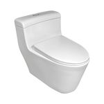 Sanitario Petit Garzón Palermo Descarga Dual y Diseño Moderno Blanco