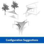 Lona Lista para Colgar 11 Pies Gris