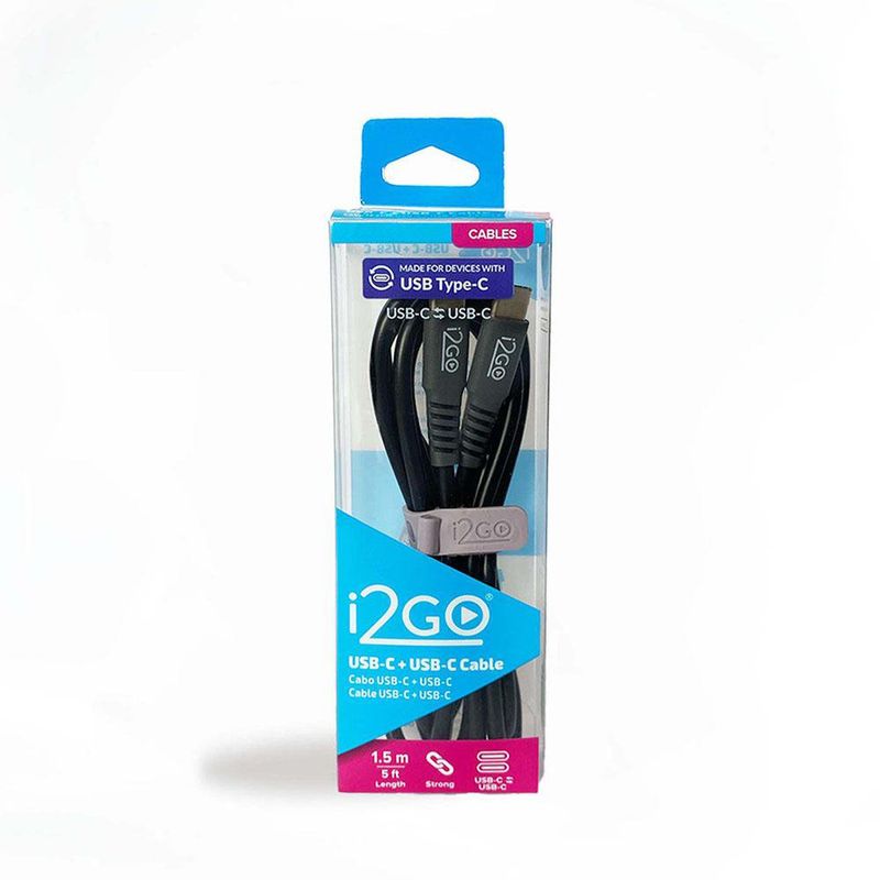 Cable Usb Tipo C a Tipo C Trenzado 1.5M