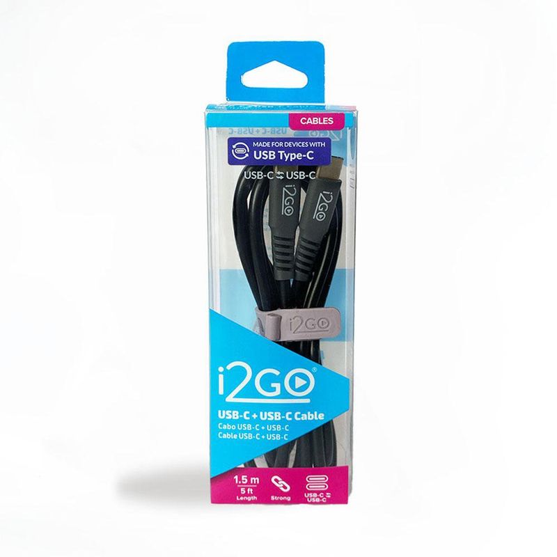 Cable Usb Tipo C a Tipo C Trenzado 1.5M