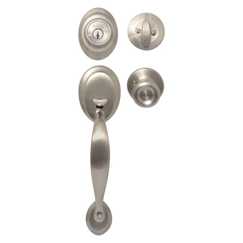 Kit Entrada Dakota Níquel Satinado