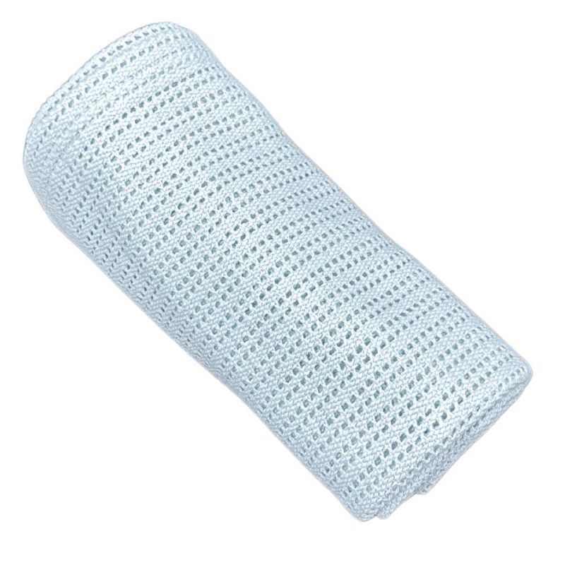 Frazada Throw Celeste