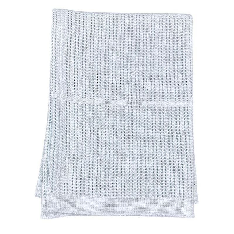 Frazada Throw Celeste