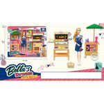 Set de Muñeca con Tienda de Carreta