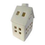 Casa Decorativa de Porcelana con Luz  8.1X6.3X12.2 Cm