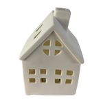 Casa Decorativa de Porcelana con Luz  8.1X6.3X12.2 Cm