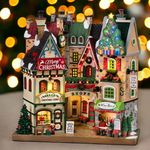 Tiendas “Es Tiempo de Navidad” con Luz LED para Villa Navideña