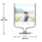 Marco Cromado para Foto con Base