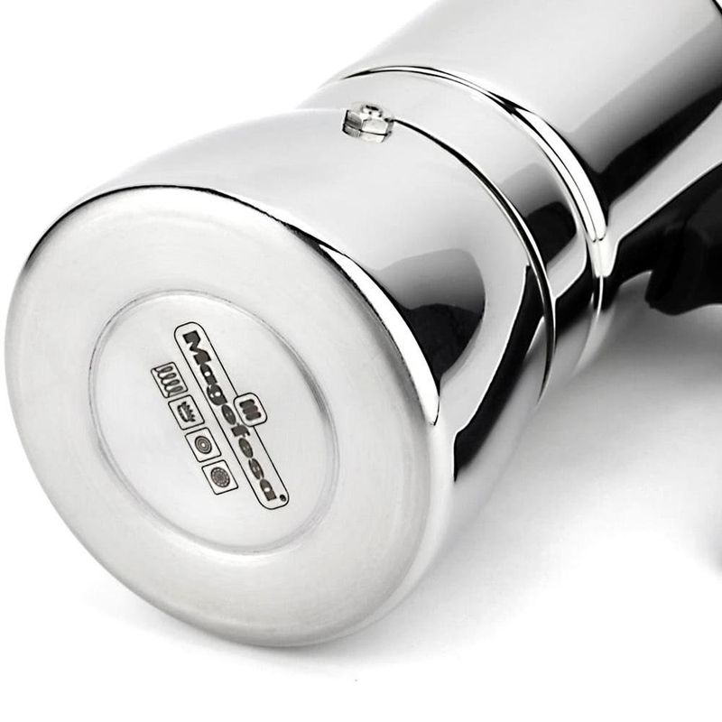 Cafetera Italiana de Acero Inoxidable para Inducción de 6 Tazas Color Plateada