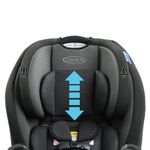 Asiento de Auto Reclinable con Reposacabezas Ajustable 3 en 1