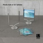 Marco Cromado para Foto con Base