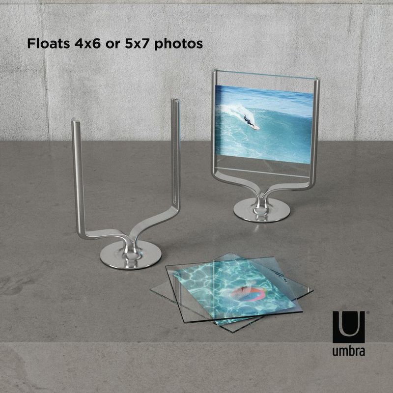 Marco Cromado para Foto con Base