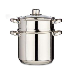 Olla vaporera 6 Litros Acero Inoxidable