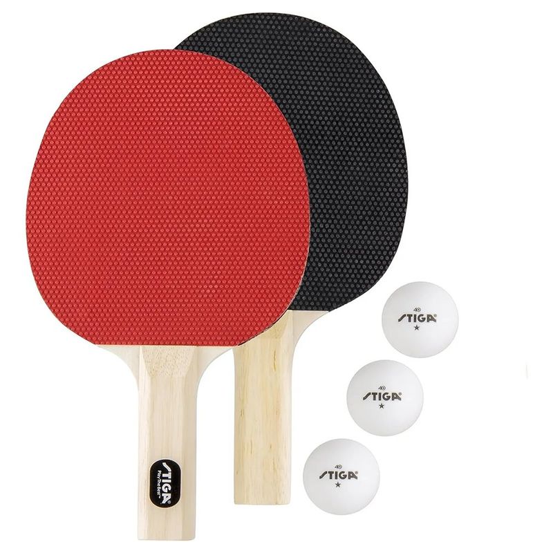 Set de Ping Pong Stiga Classic con 2 Paletas y 3 Pelotas de Entrenamiento