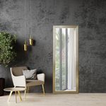 Espejo Decorativo Dorado 60x180 Cm