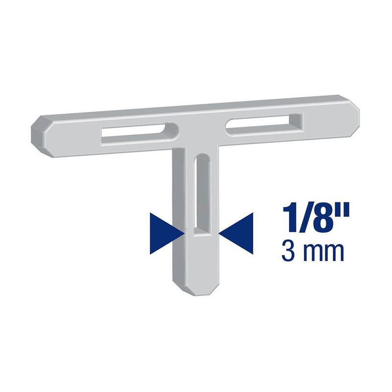 Bolsa de 300 Separadores Tipo T de 3 Mm