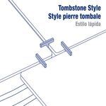 Bolsa de 300 Separadores Tipo T de 3 Mm