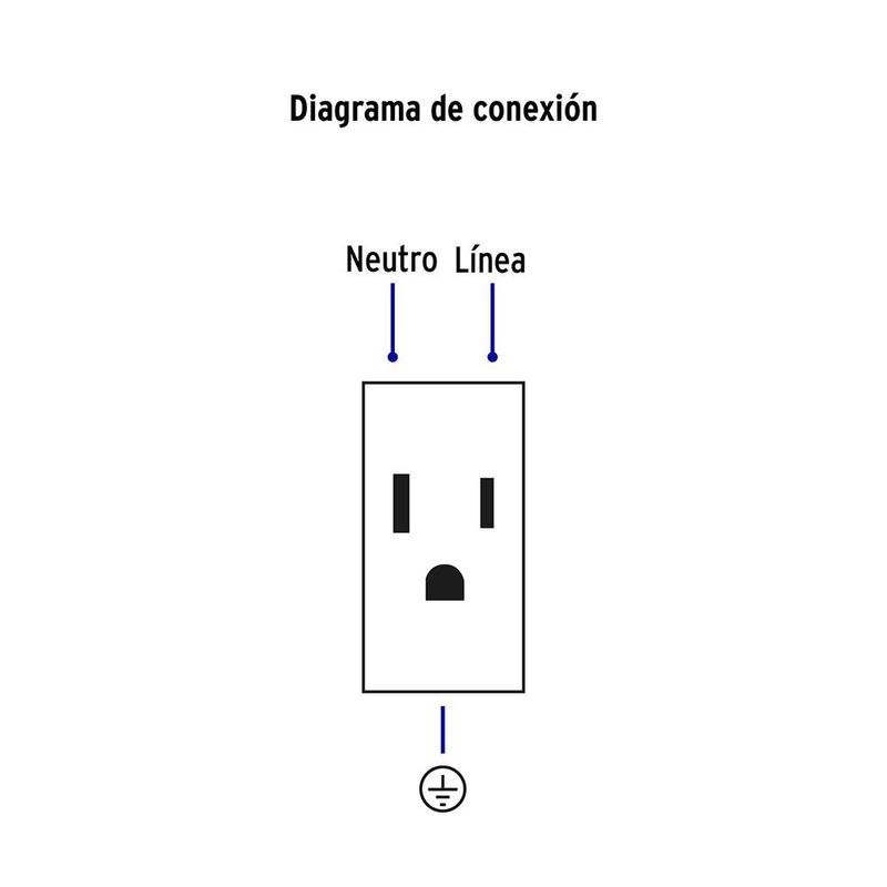 Tomacorriente Triple 1 Modulo Española Blanco - Volteck