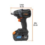 Llave de Impacto Inalámbrica 20 V de 1/2 Plg