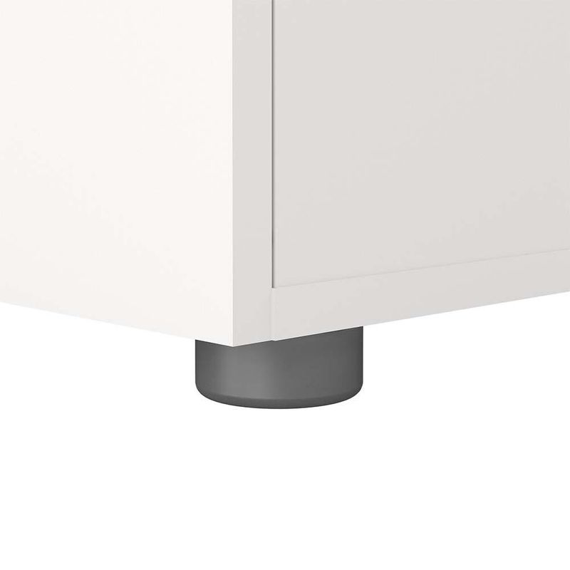 Mesa de Noche Turin Blanca 2 Cajones