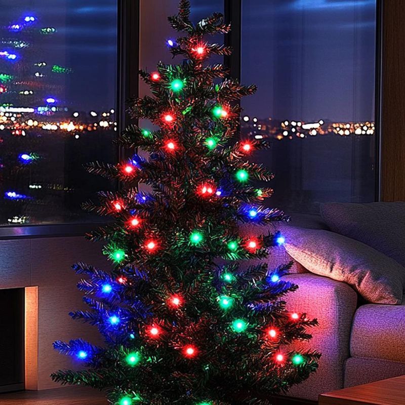 Serie LED Multicolor de 100 Luces y 8 Funciones