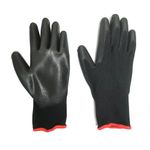 Guantes de Uso General de Poliuretano Negro Talla M
