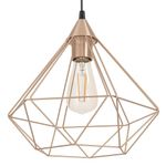 Lámpara Colgante 1 Luz Tarbes Dorada