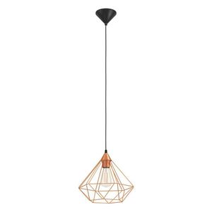 Lámpara de Colgar 1 Luz Tarbes Dorada 32.5 Cm