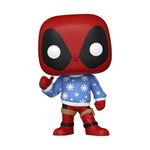 Funko Pop! Marvel Holiday Deadpool con Suéter