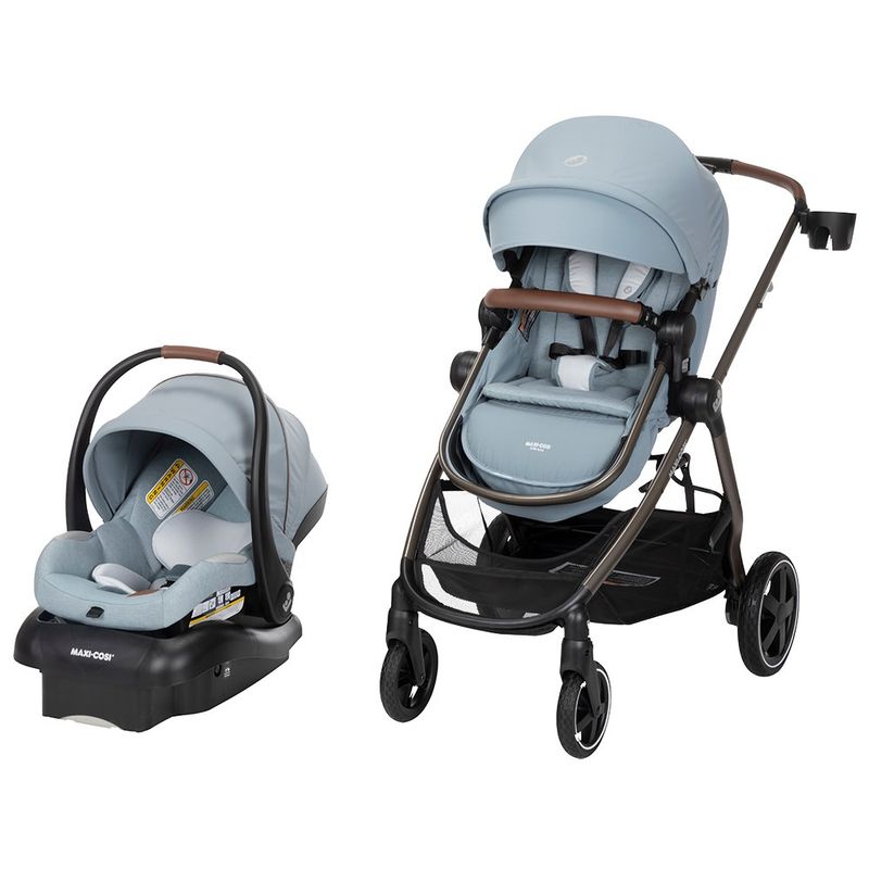 Set de Carruaje y Porta Bebés Zelia LX Gris - Maxi Cosi