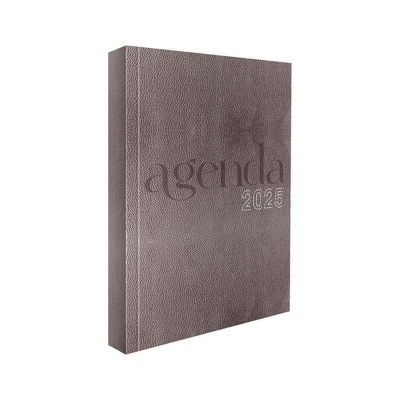 Agenda Clásica India Gris 2025
