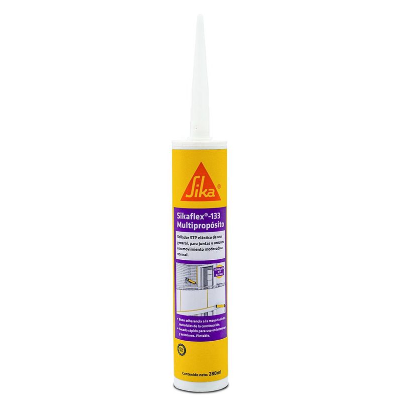 Sellador Sikaflex 133 Elástico De Uso General Blanco 280 Ml - Sika