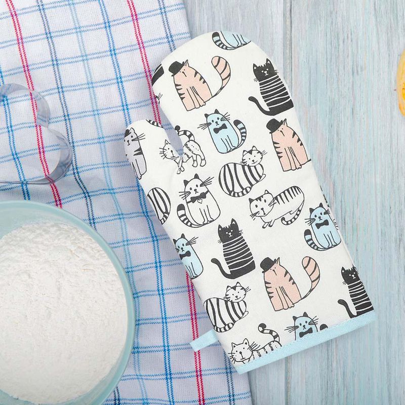 Guante de Cocina Estampado Gatos