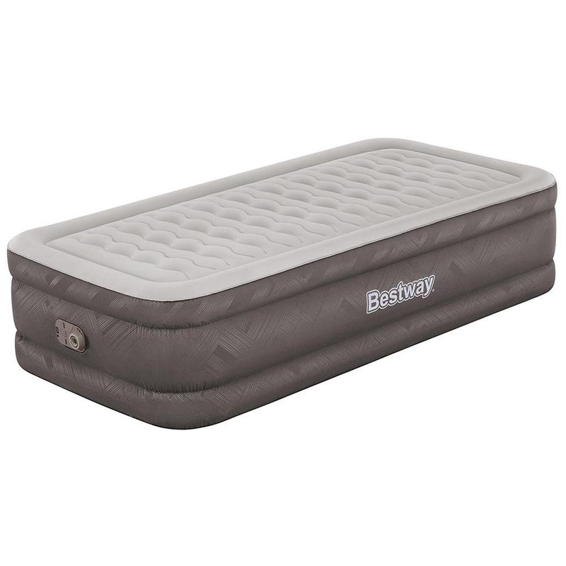 Colchón Inflable Twin Tough Guard Café