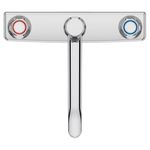 Mezcladora para Lavatrastos 2 Pomos Cromo - Pfirst