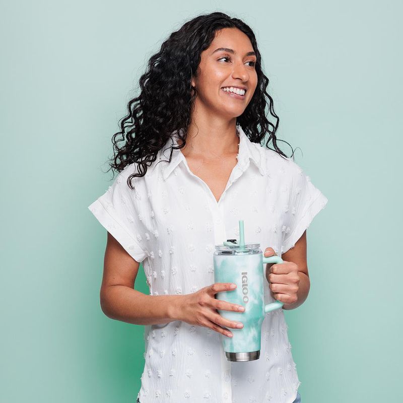 Termo Menta Ice Dye 32 Oz