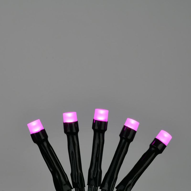 Serie LED Fucsia Neón de 100 Luces y 8 Funciones