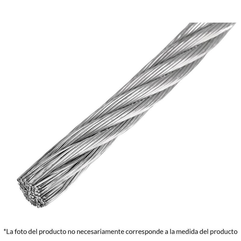 Cable Acero Galvanizado 3/32 Plg - Fiero