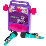 Micrófono Infantil Altavoz Bluetooth Barbie con Dos Micros