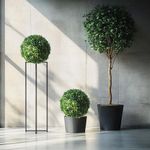 Esfera Decorativa de Boj Artificial Verde 23 Cm
