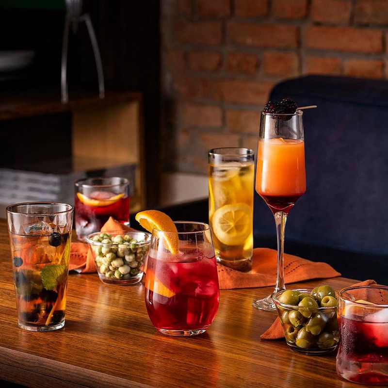 Set de 4 Vasos de Vidrio Dubái