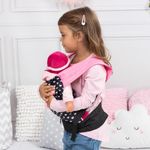 Portabebé para Muñecas Diseño Corazones de 46 Cm