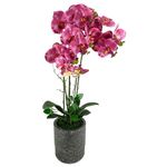 Orquídea Artificial Rosada con Maceta 72 cm